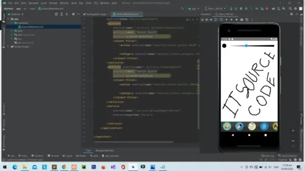 android drawing