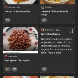 android recipe app