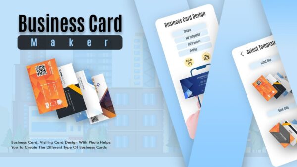 business card maker with admob