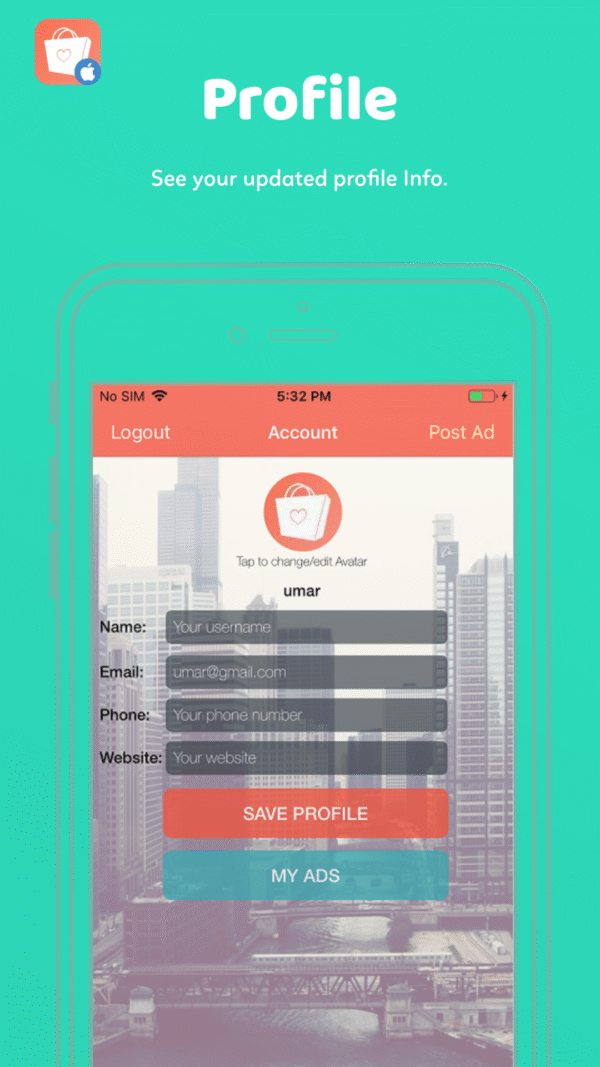classify ios 89 universal classifieds app template swift