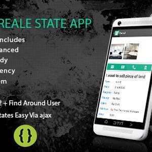 easy real estate app come with admin panel
