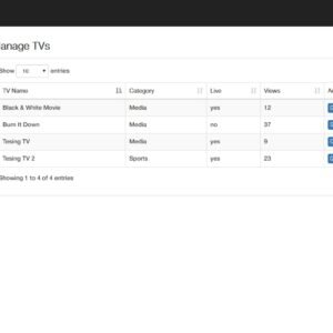 livestream online video and live streaming management system