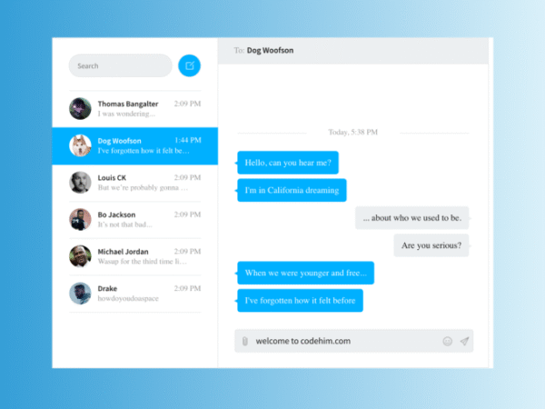 simple messenger