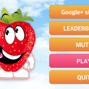 strawberry game with admob and leaderboard