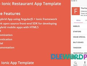 thefoody ionic restaurant app template