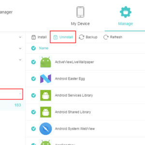 uninstaller application for android
